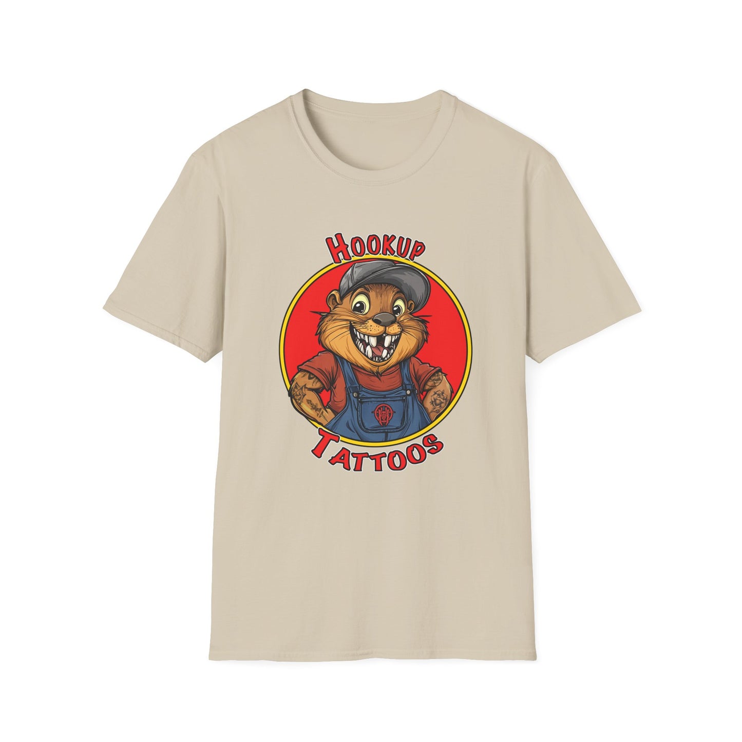 T-Shirt Hookup Tattoos Dam Good Ink Beaver Tattoo Shirt