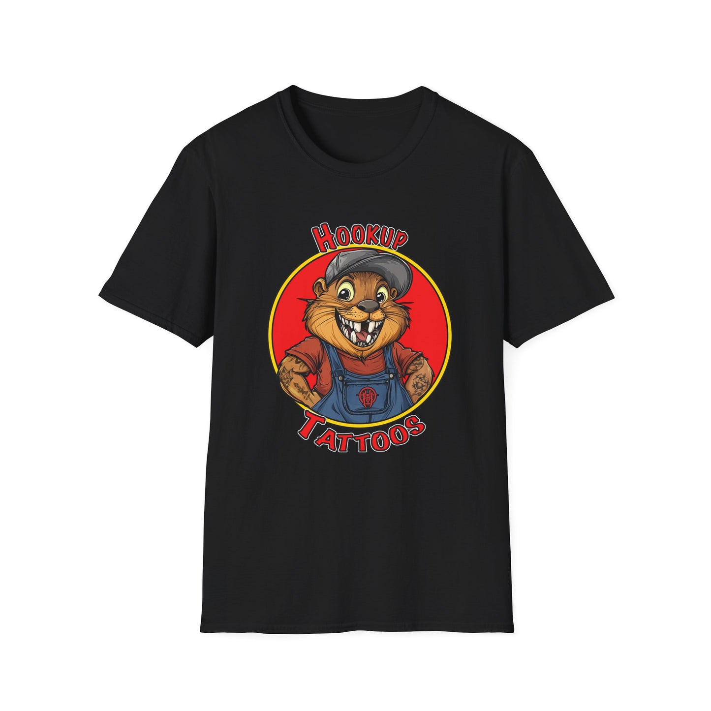 T-Shirt Hookup Tattoos Dam Good Ink Beaver Tattoo Shirt