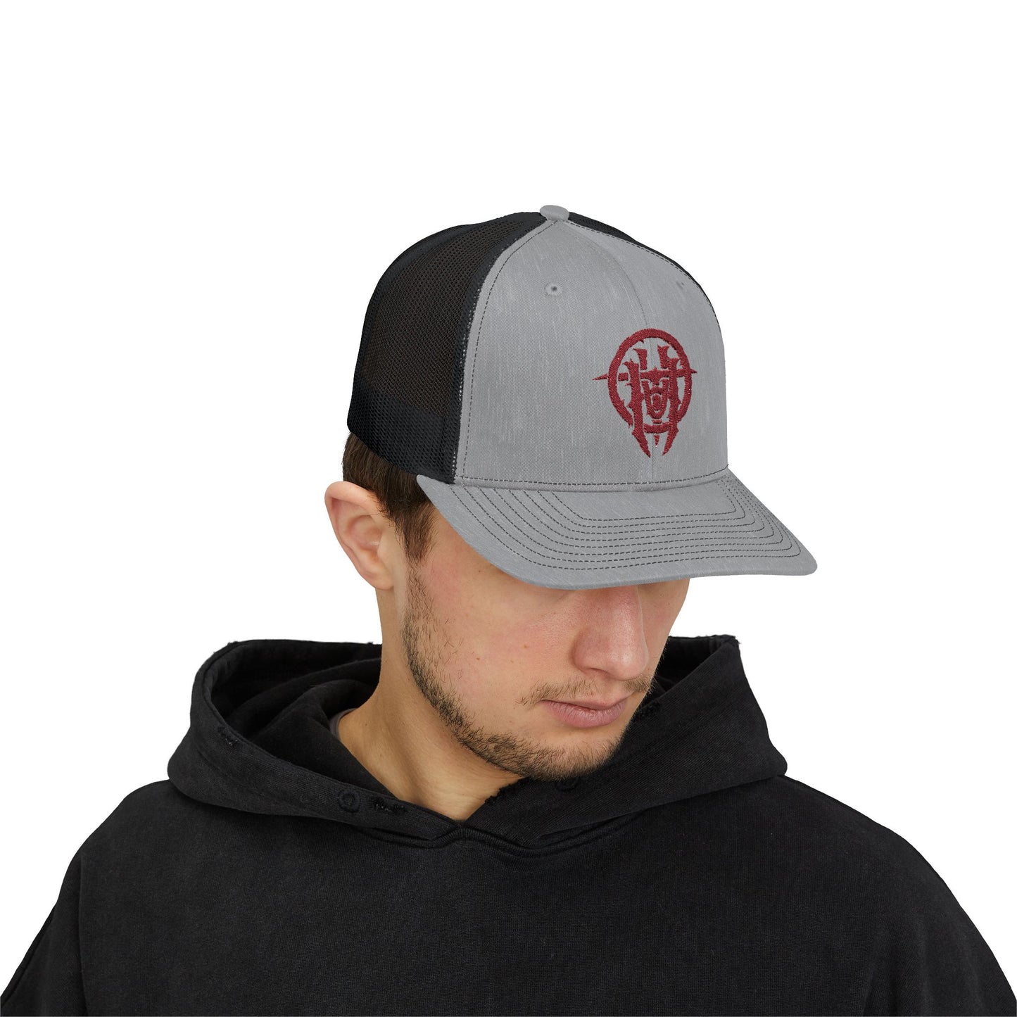 Hookup Tattoos Embroidered Snapback Trucker Cap