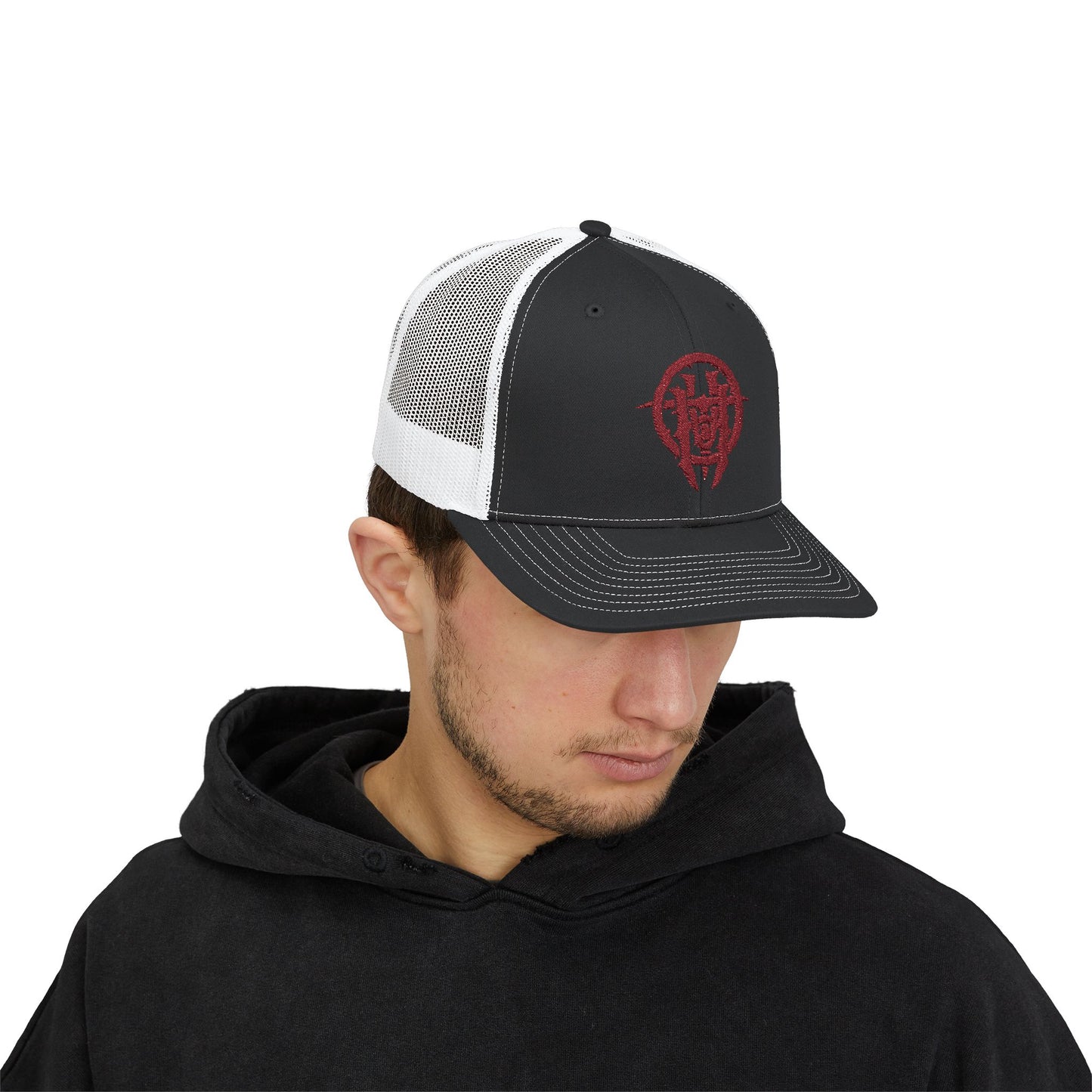 Hookup Tattoos Embroidered Snapback Trucker Cap