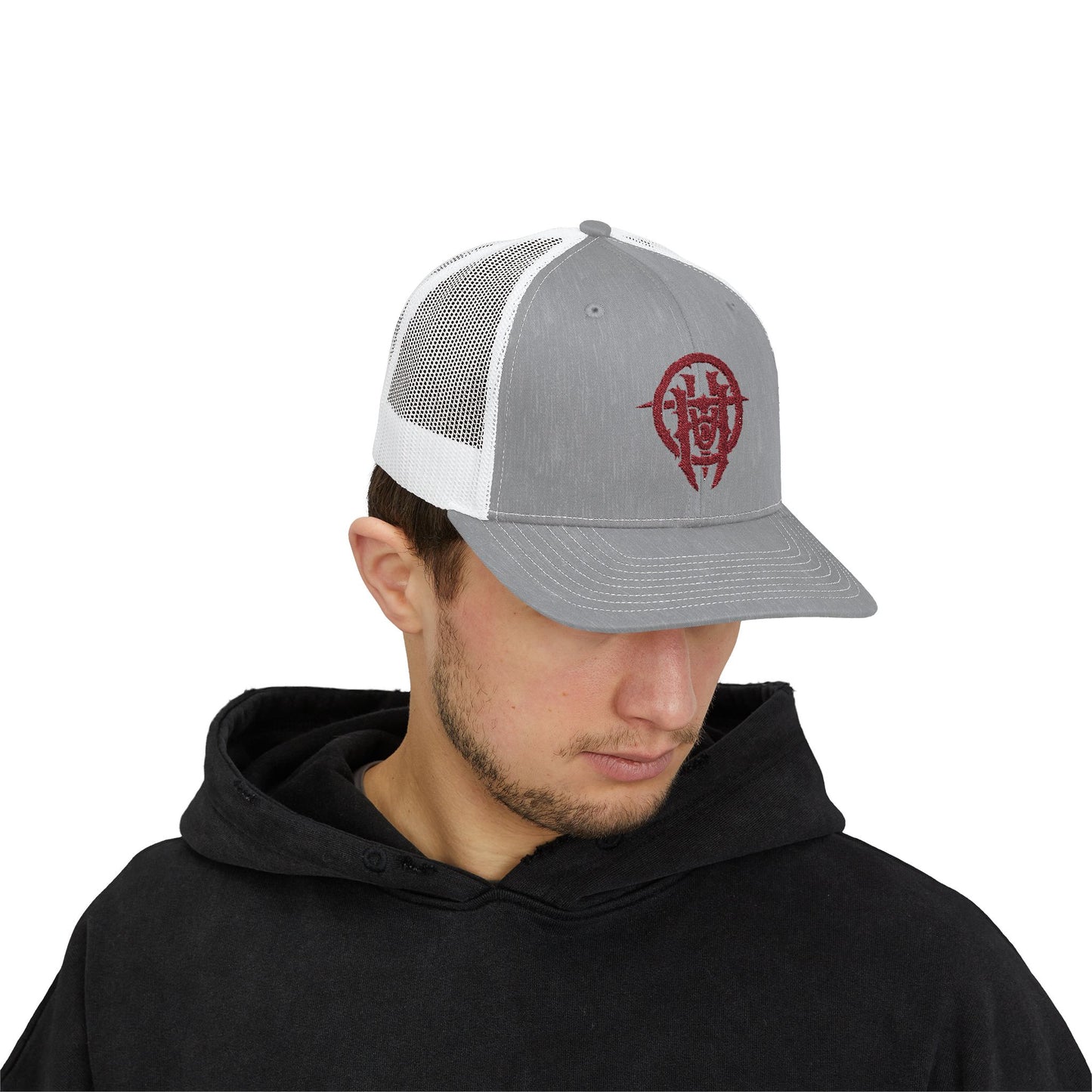 Hookup Tattoos Embroidered Snapback Trucker Cap