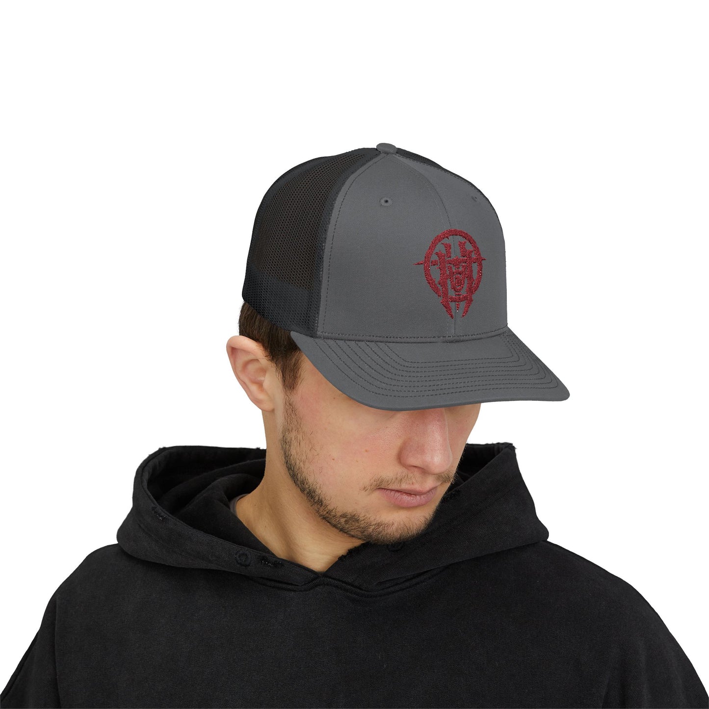 Hookup Tattoos Embroidered Snapback Trucker Cap