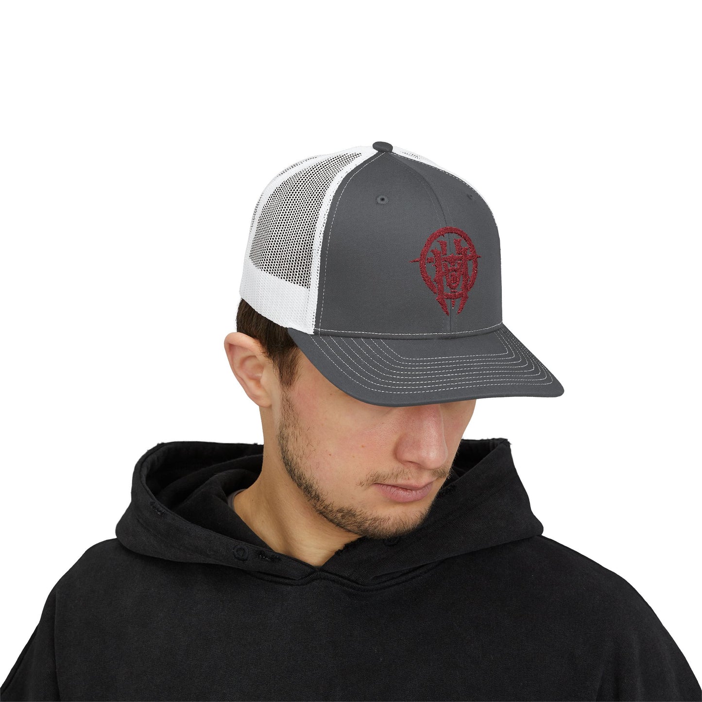 Hookup Tattoos Embroidered Snapback Trucker Cap