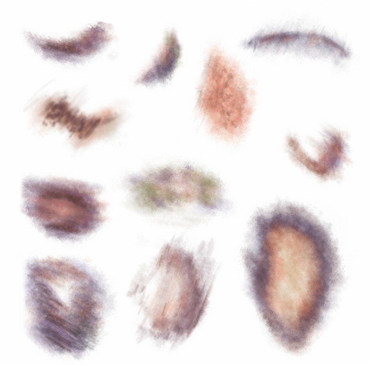 Bruises — colour temporary tattoo variety sheet by HookUp Tattoos