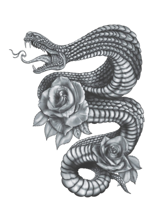 Snake and Roses